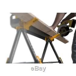 Adjustable Sawhorse Folding Heavy Duty Metal Portable Saw Horse Tool Toughbuilt