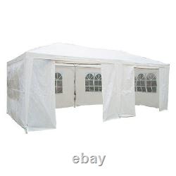 AirWave 6m x 3m Party Tent Gazebo FREE WINDBARS, Water Resistant, 6 Sides