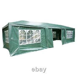 AirWave 9m x 3m Party Tent Gazebo 3 FREE WINDBARS Water Resistant, 8 Sides