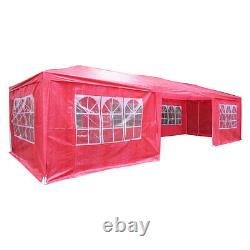 AirWave 9m x 3m Party Tent Gazebo 3 FREE WINDBARS Water Resistant, 8 Sides