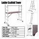 Aluminium Heavy Duty Telescopic Folding Ladder 1.4-6.2m Multi-purpose Extendable