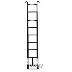 Aluminium Telescopic Ladder Heavy Duty Safety 2.6-6.2M Multi-Purpose Extendable
