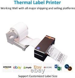 BEEPRT Heavy-Duty Direct Thermal Shipping Label Printer with 4x6 Labels