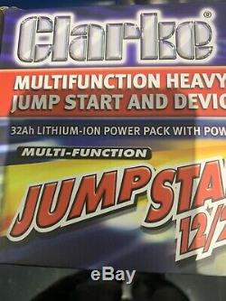Battery Jump Starter Pack Booster Heavy Duty Latest CLARKE 12/24V LITHIUM-ION