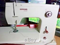 Bernina 807 Heavy Duty Sewing Machine With Extras In Excellent Condition