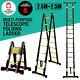 Black Heavy Duty Multi-purpose Aluminum Telescopic Steps Ladder 5m (2.5+2.5m)