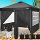 Cobizigazebo Garden Wedding Tents Pop-up Camping Canopy Waterproof Withsides 3x3m