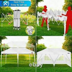 COBIZI 3x3M / 3x6M Large Garden Canopy Heavy Duty Gazebo Party PE Tent 4 Sides +