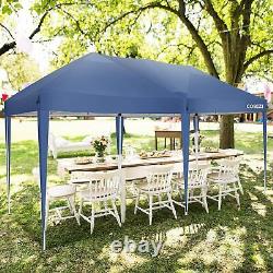 COBIZI 3x6M Heavy Duty Gazebo Marquee Canopy Waterproof Garden Party Tent Blue/