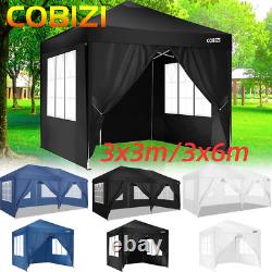 COBIZI Gazebo 3x3M / 3x6M Large Waterproof Canopy Garden Heavy Duty Party Tent