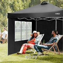 COBIZI Gazebo 3x3m withRemovable Sidewalls Waterproof, Festival Event Canopy Tent A