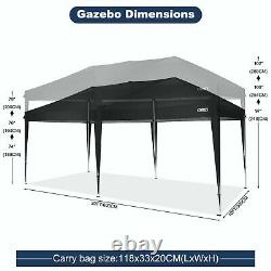 COBIZI Heavy Duty Gazebo 3x6M Garden Waterproof Party Market Tent Marquee Sides