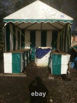 CORBY CANVAS GAZEBO Heavy Duty Structure ideal for Market Stall, Storage and BBQ