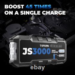 Car Jump Starter 3000Amps Heavy Duty Truck Battery Booster Pack Box Portable UK