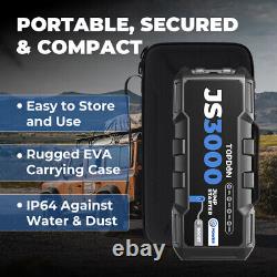 Car Jump Starter 3000Amps Heavy Duty Truck Battery Booster Pack Box Portable UK