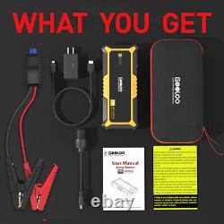 Car Jump Starter 4000 Amps Heavy Duty Truck Battery Booster Pack Box Portable