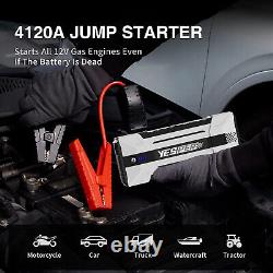 Car Jump Starter Power Pack Heavy Duty 88.8Wh Power Bank Battery Charger YESPER