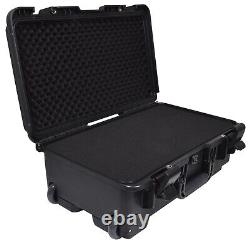 Citronic 127.254UK Heavy Duty Portable IP66 Waterproof ABS Trolley Case Black