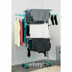 Clothes Airer 3 Tier Laundry Dryer Concertina Indoor Outdoor Patio Deluxe Rack