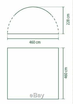 Coleman Event Shelter Deluxe Premium 4.5m x 4.5m Garden Gazebo Party Camping