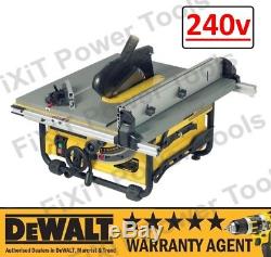 DeWALT DW745 1700W 240V 10 254mm Heavy Duty Compact Portable Table Rip Saw RW