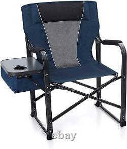 Directors Chair, Lightweight Oversized Folding Camping Chair Heavy Duty