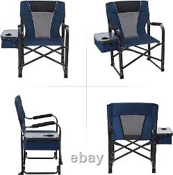 Directors Chair, Lightweight Oversized Folding Camping Chair Heavy Duty