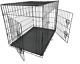 Dog Crate Heavy-duty Metal Wire Dog Cage Foldable, Portable