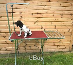 Doghealth Grooming Table With Arm, converts to show trolley