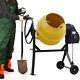 Electric Cement Mixer 550w Powerful Drum Motor 140l Capacity Heavy Duty Portable