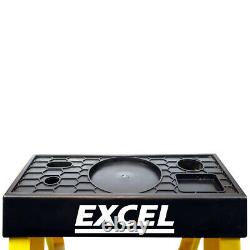 Excel Heavy Duty Electricians Fibreglass Step Ladder Catwalk 6 Tread EN131