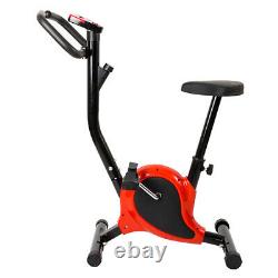 Exercise Bike LCD Monitor Adjustable Tension Padded Seat Cardio Machine Portable