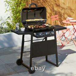 Expert Grill 3 Burner Gas Barbecue BBQ Sausage & Burger Griddle Heavy Duty NEW
