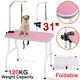 Foldable 31 Pet Dog Grooming Trimming Table Noose Adjustable Steel Arm Non-slip