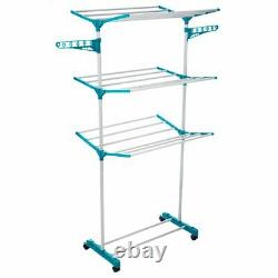 Foldable Extra Large 3 Tier Indoor Outdoor Clothes Airer Laundry Dryer Rack New