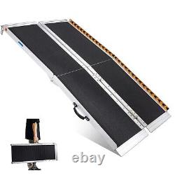 Foldable Wheelchair Ramps Heavy Duty Extra Wide Portable Non-Slip 305cm Access