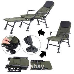 Folding Camping Chair Lightweight Outdoor Adjustable Reclining Lounge Chair