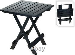 Folding Camping Table Heavy Duty Plastic Portable Outdoor BBQ Picnic Dining