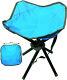 Folding Portable 4 Legs Strong Camping Stool Chair Seat Hiking Fishing Bbq New