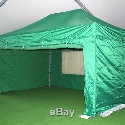 Gala Tent Pop 32mm Green Commercial Gazebo 3 x 4.5 Easy Up Pop Up With Sides