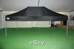 Gala Tent Pop 40mm Black Commercial Gazebo 3 x 4.5 Easy Up Pop Up With Sides