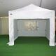 Gala Tent Pop 50mm White Commercial Gazebo 3 X 3 Easy Up Pop Up With Sides