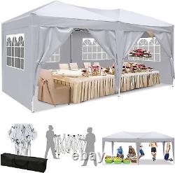 Garden Heavy Duty Gazebo Pop Up Marquee Party Tent Canopy Waterproof 3x6m 3x3m