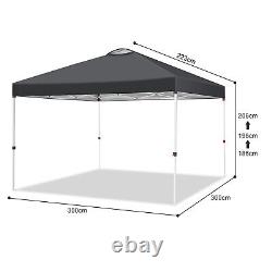 Garden Heavy Duty Pop Up Gazebo Marquee Party Tent Wedding Canopy 4 Sizes New