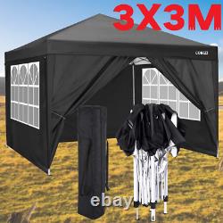 Gazebo 3×3M Canopy Waterproof Garden Party Marquee Outdoor Pop Up Wedding Tent A