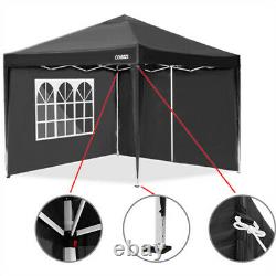 Gazebo 3×3M Marquee Waterproof Garden Party Patio Canopy WithSides Pop Up Tent UK