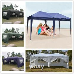 Gazebo 3×6M/3x3M Heavy Duty Marquee Market Party Garden Canopy Pop Up Tent Patio