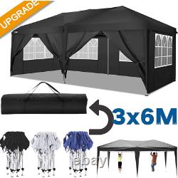 Gazebo 3×6M Heavy Duty Tent Pop Up Marquee Waterproof Party Market Canopy withSide