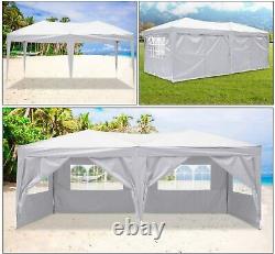 Gazebo 3×6M Pop Up Marquee Waterproof Tent Awning Party Garden Patio Canopy UK