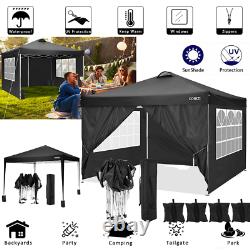 Gazebo 3x3M Marquee Waterproof Heavy Duty Garden Party Market Patio Canopy Tent